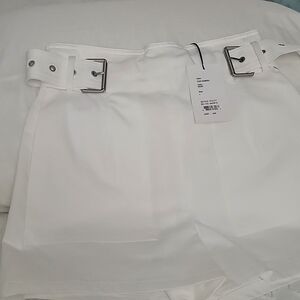 3.1 Phillip Lim womens  Belted Short, 4, Ivory